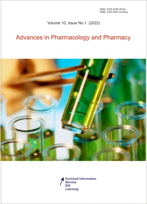 Advances in Pharmacology and Pharmacy